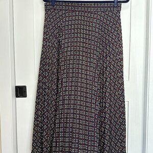 Max Studio Pleated Midi Skirt | Size L